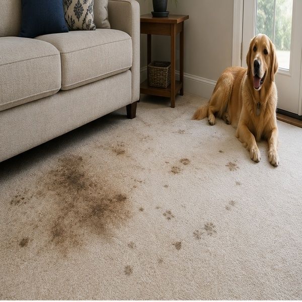Pet Odour before cleaning in Footscray